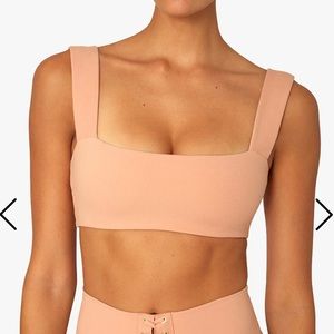 WeWoreWhat Active - Peach Bandea Bra Top